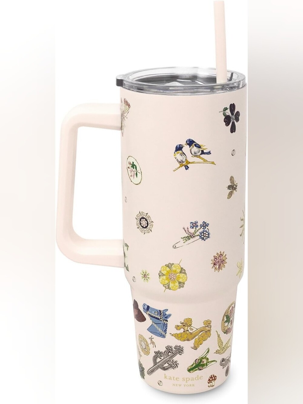 Kate Spade 30 Oz Stainless Steel Tumbler – Vintage Brooch